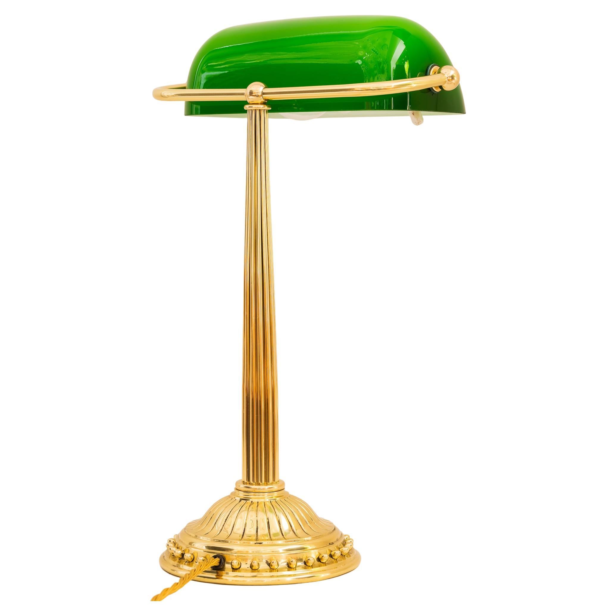 Art Deco Banker Table Lamp Around 1920s