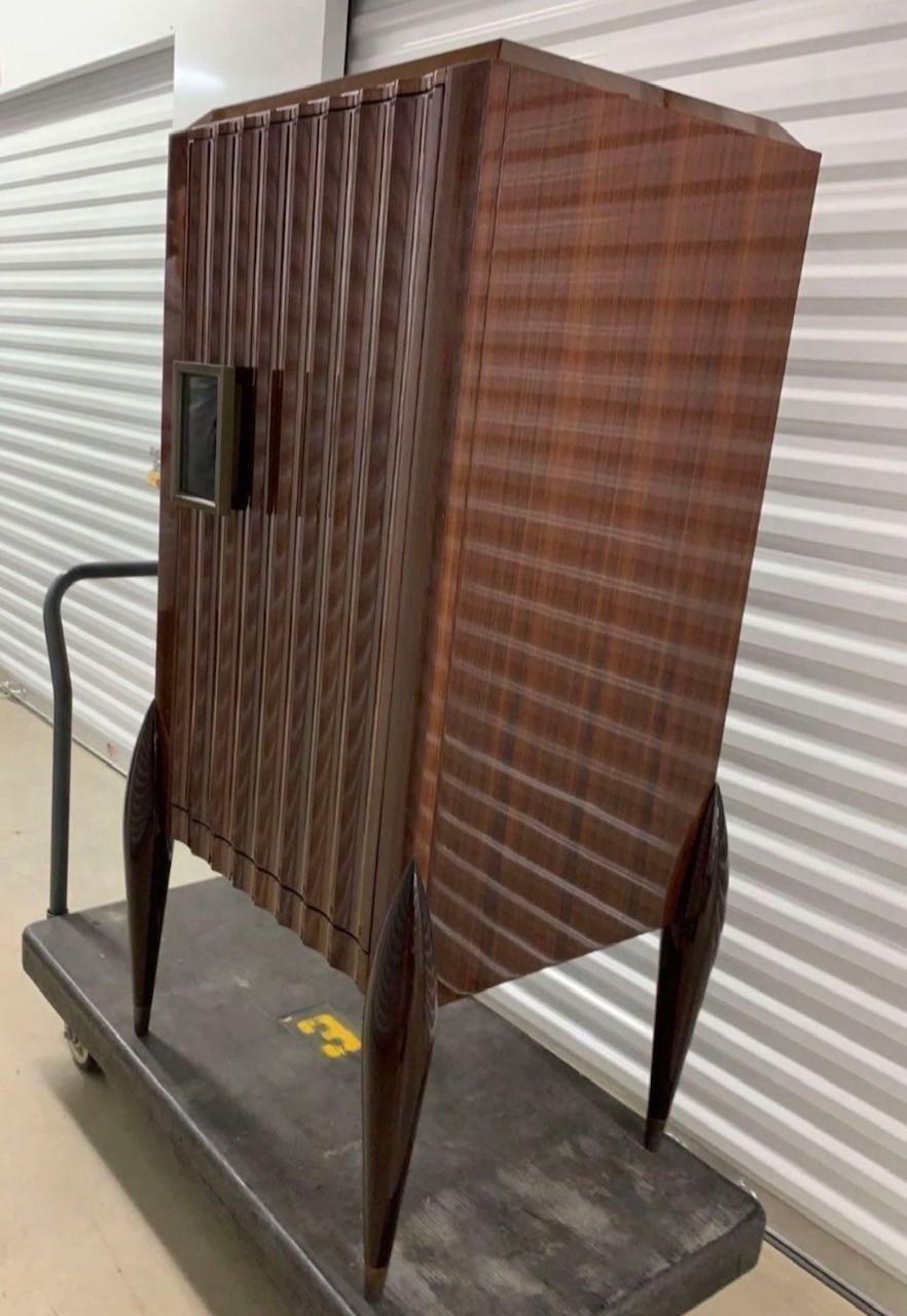 Art Deco Bar Cabinet Designed by Serge De Troyer For Sale 2