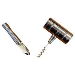 Art Deco "Bar Caddy" Doppelseitiger Jigger, Öffner und Eishammer von Chase and Co.