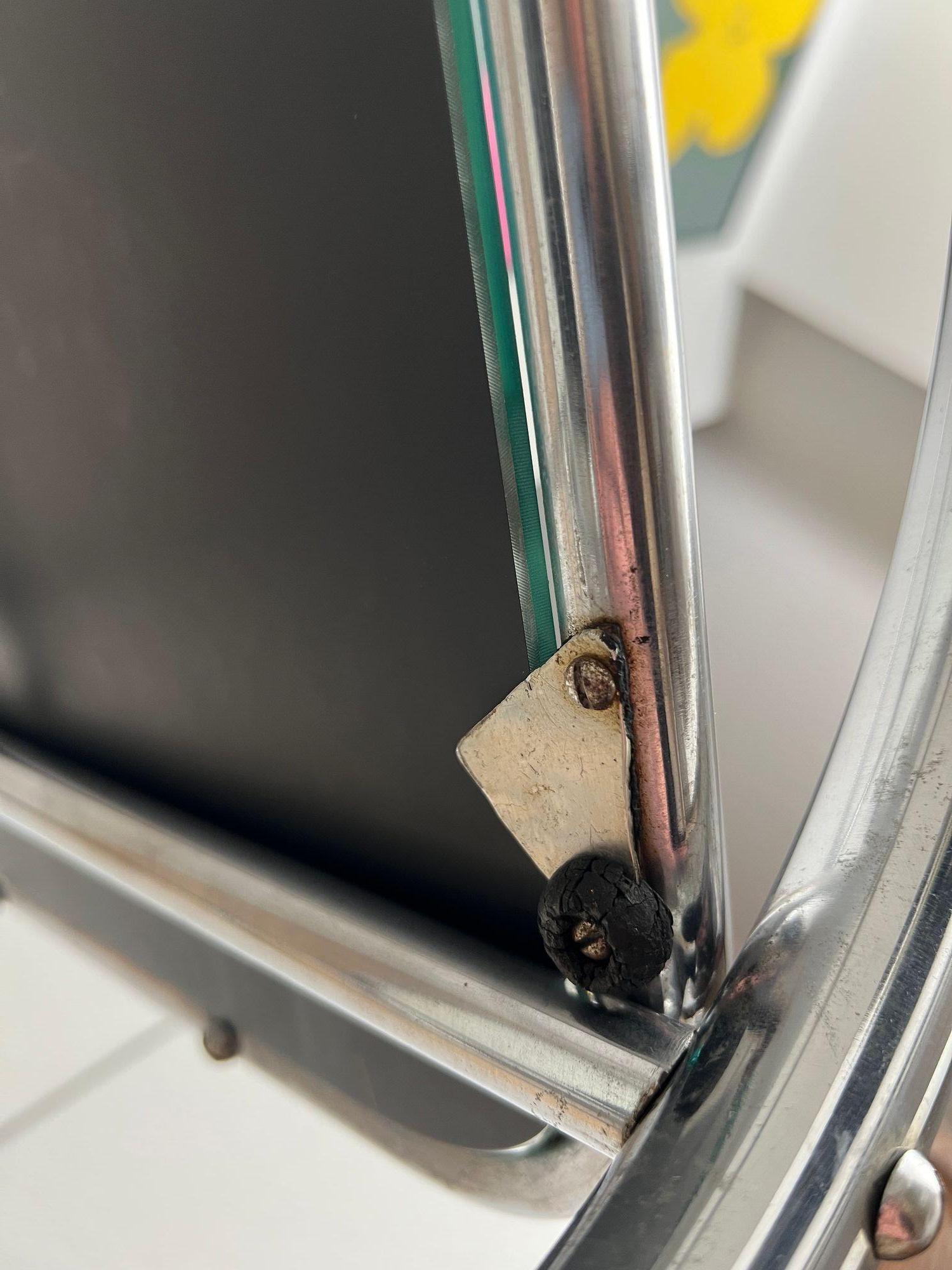 Art Deco Bar Cart by Robert Mallet-Stevens, Chromed Steel, France circa 1925 For Sale 4