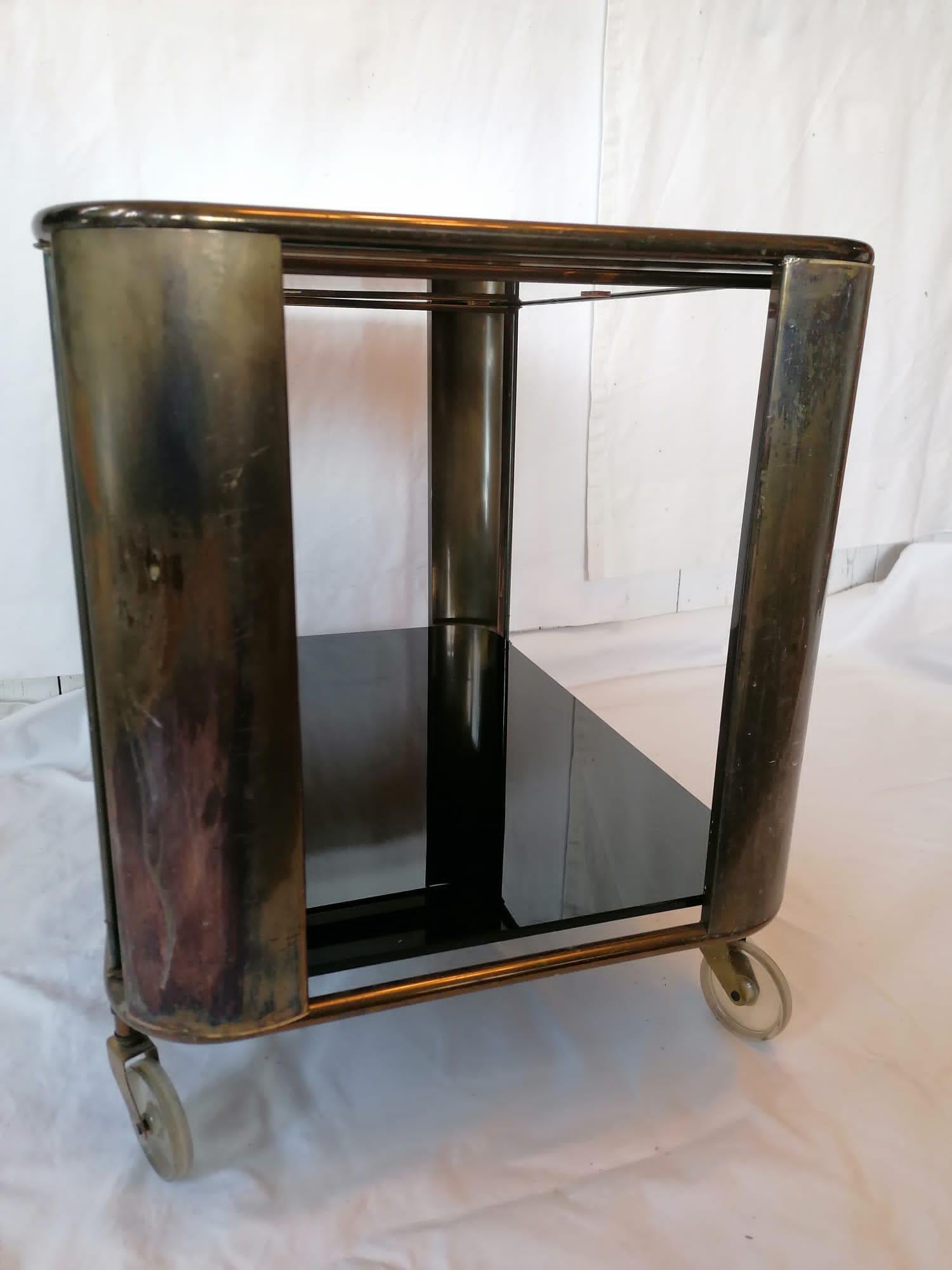Art Deco Bar Cart In Fair Condition For Sale In Vienna, AT