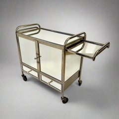 Art Deco Bar Cart, France 1930s