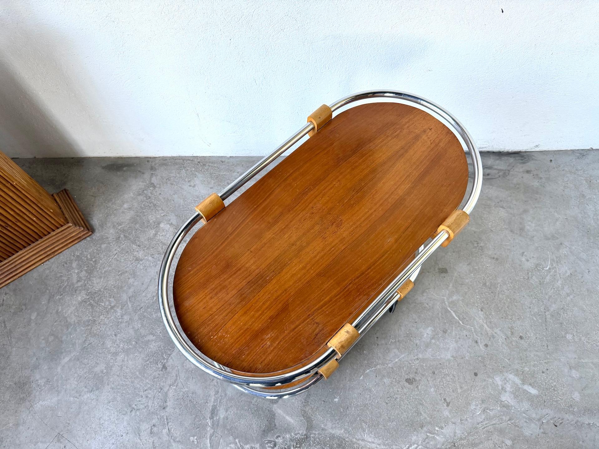 Chariot de bar Art déco des années 1930-40 en vente 11