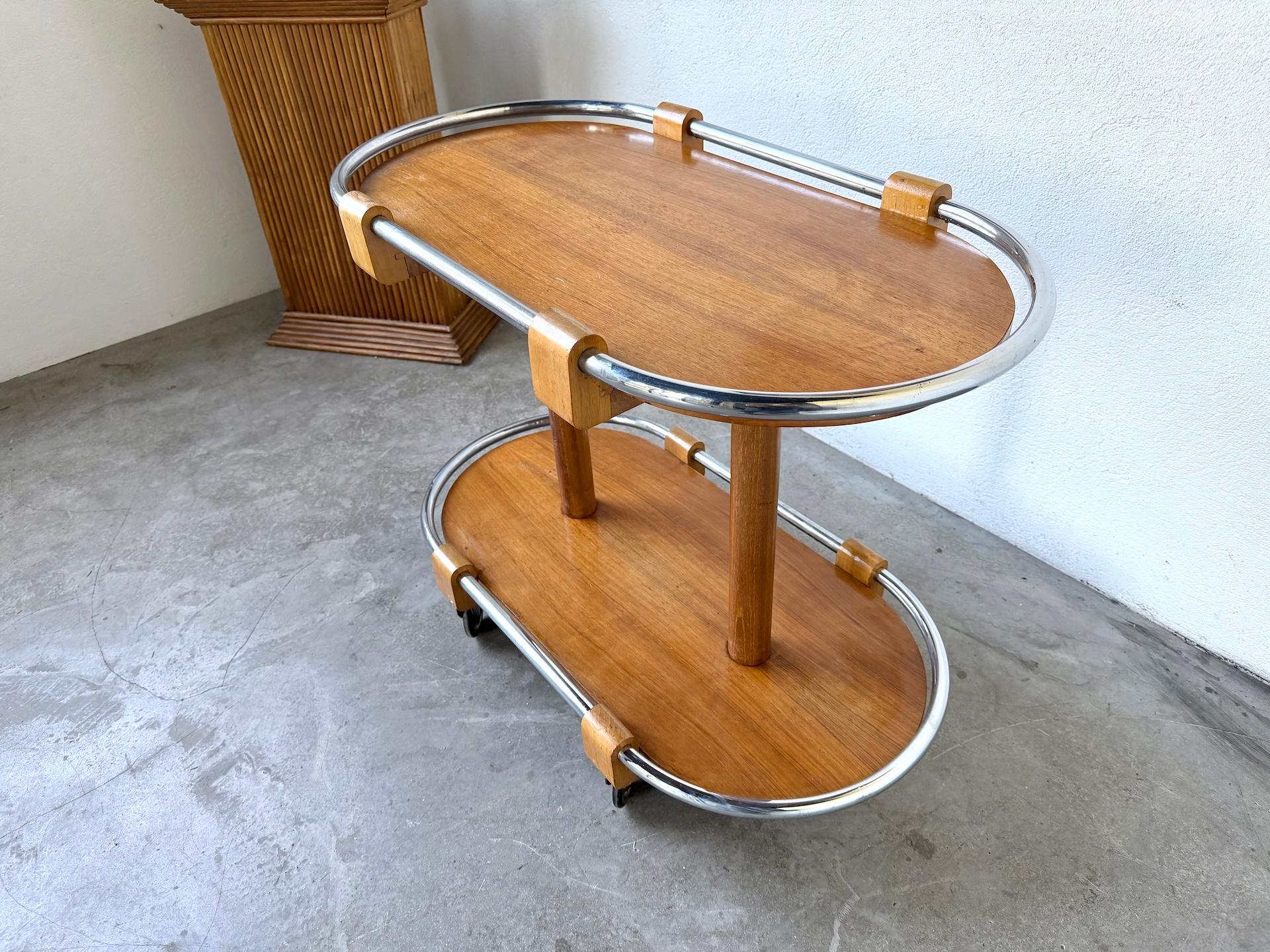 Chariot de bar Art déco des années 1930-40 en vente 1