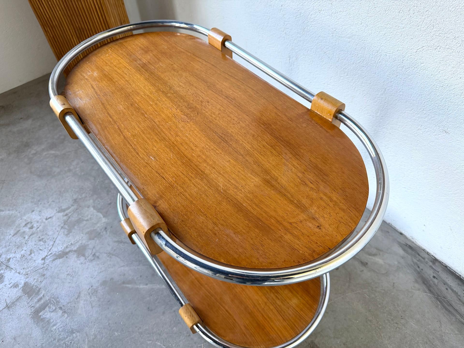 Chariot de bar Art déco des années 1930-40 en vente 2