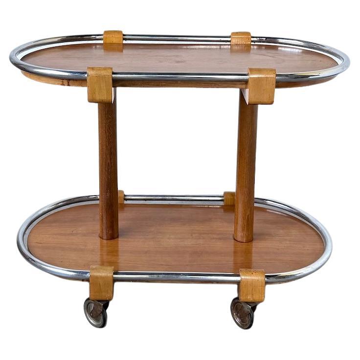 Art Deco bar cart from the 1930s-40s