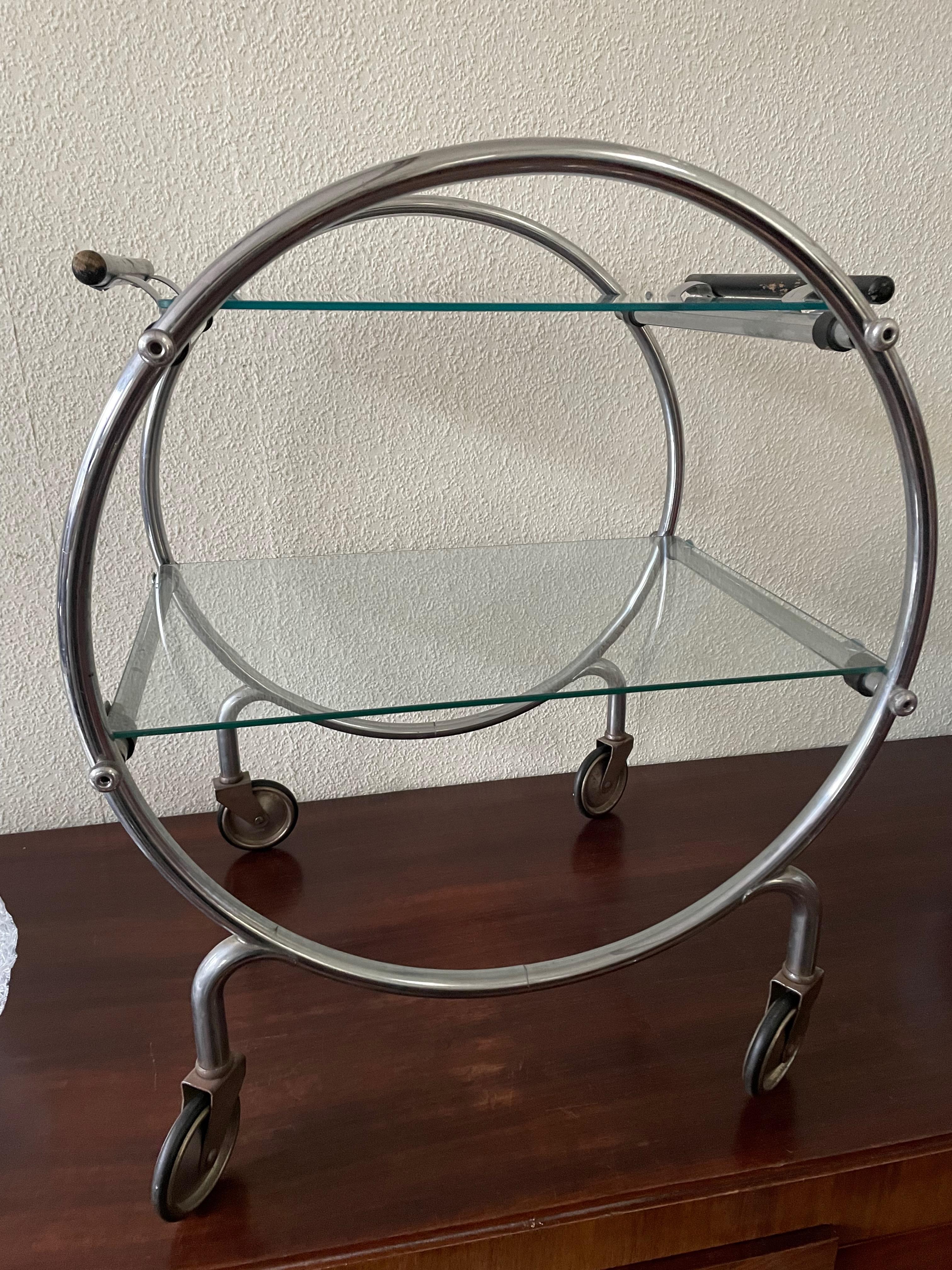 Art Déco Bar Cart / Serving trolley. England early 1930s. For Sale