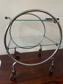 Art Déco Bar Cart / Serving trolley. England early 1930s.