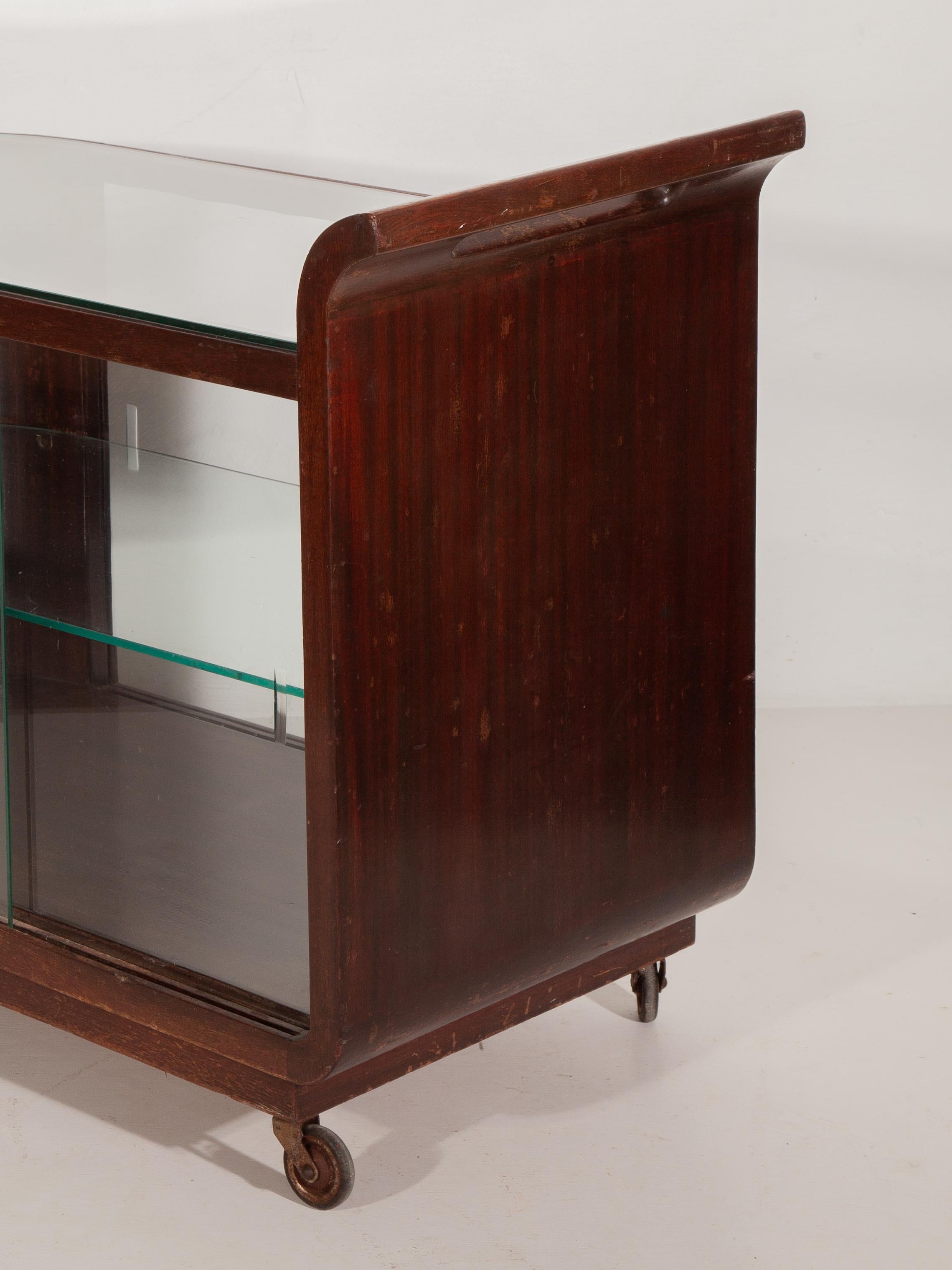 Chariot de bar Art déco, chariot conçu par Pander et Zn, années 1920 en vente 4