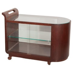 Carro de bar Art Decó, carro diseñado por Pander y Zn, años 20