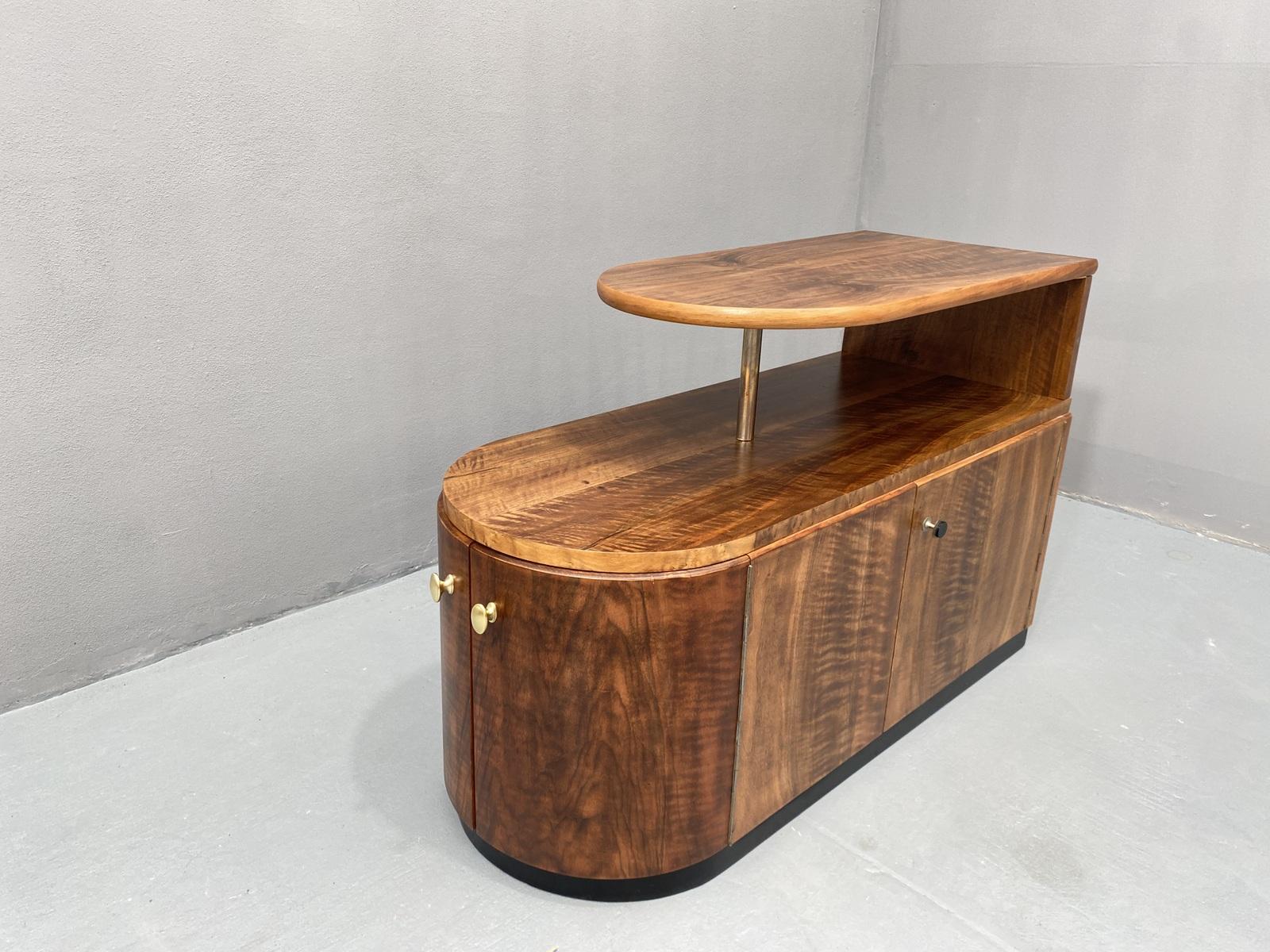 Bar ou buffet ART DECO, années 1930, Tchécoslovaquie 5