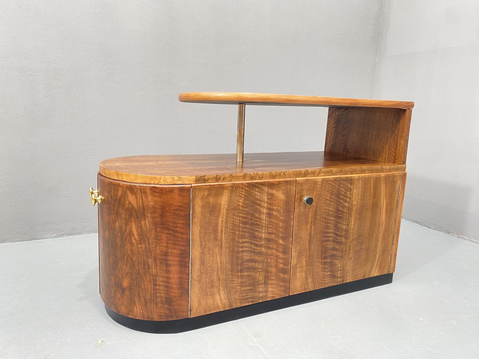 Bar ou buffet ART DECO, années 1930, Tchécoslovaquie 6