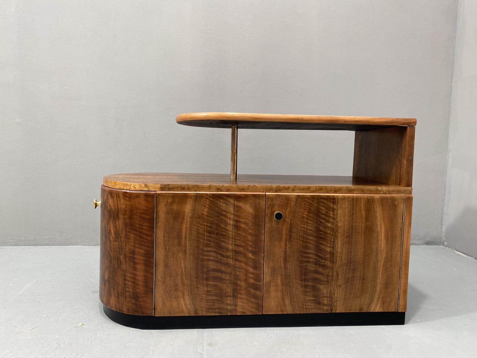 Art déco Bar ou buffet ART DECO, années 1930, Tchécoslovaquie