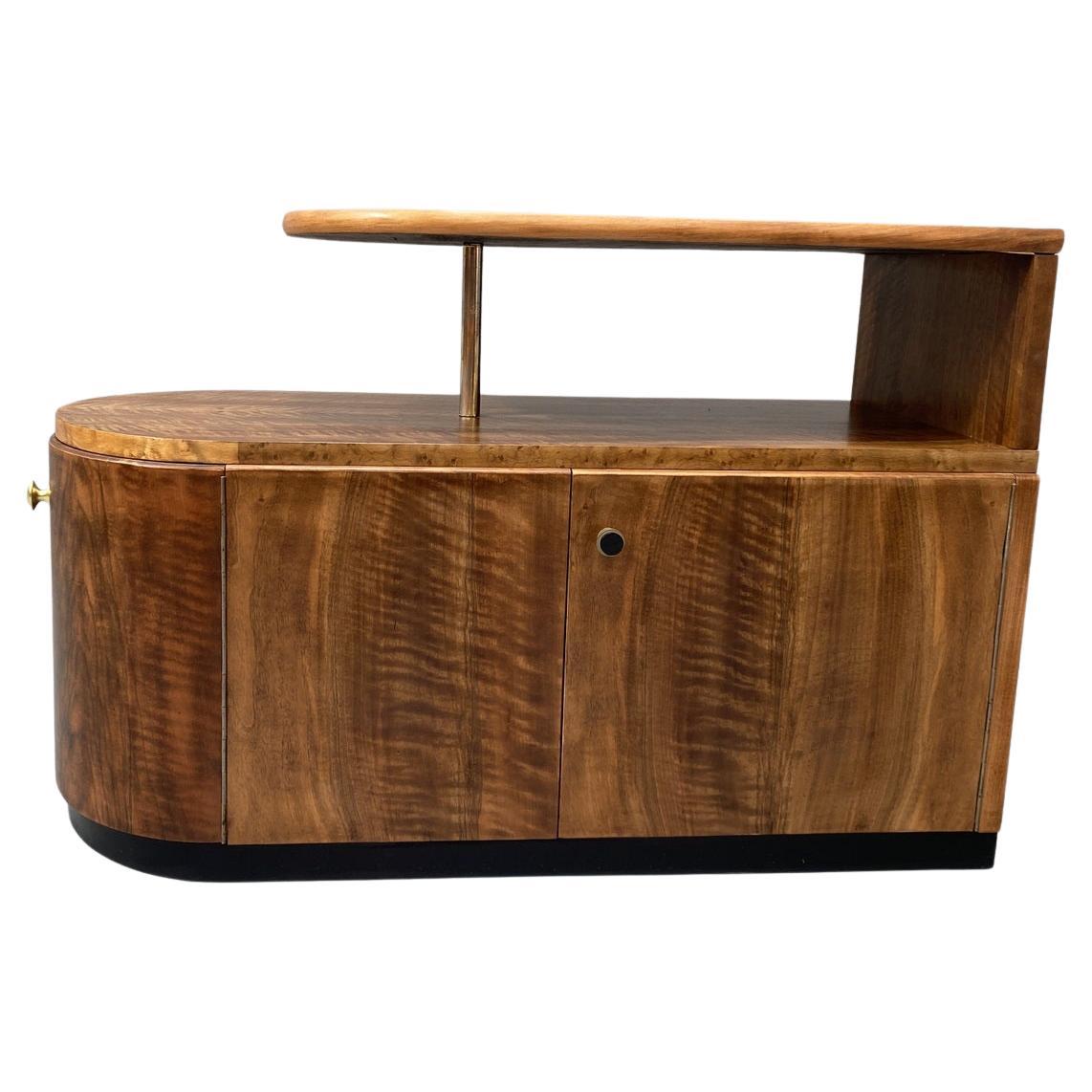 Bar ou buffet ART DECO, années 1930, Tchécoslovaquie