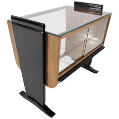 Art Deco Bar Trolley by Jindrich Halabala for UP-Zavody, 1930s