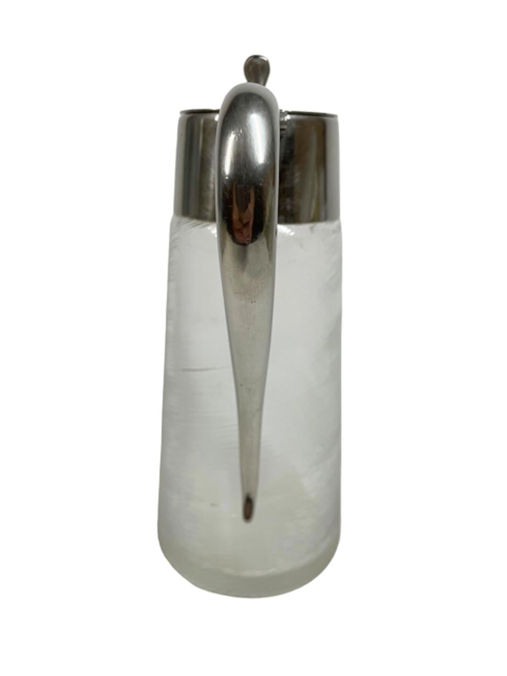 art deco water pitcher