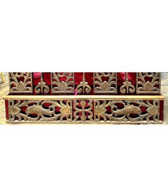 Bar Art Deco con trafori in bronzo dorato
