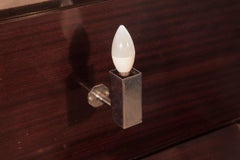 Art Deco Barker Upright Piano Chrome Mahogany Geometric Case Styling