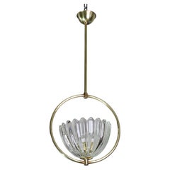 Art Decò Barovier e Toso Pendelleuchte, 1950