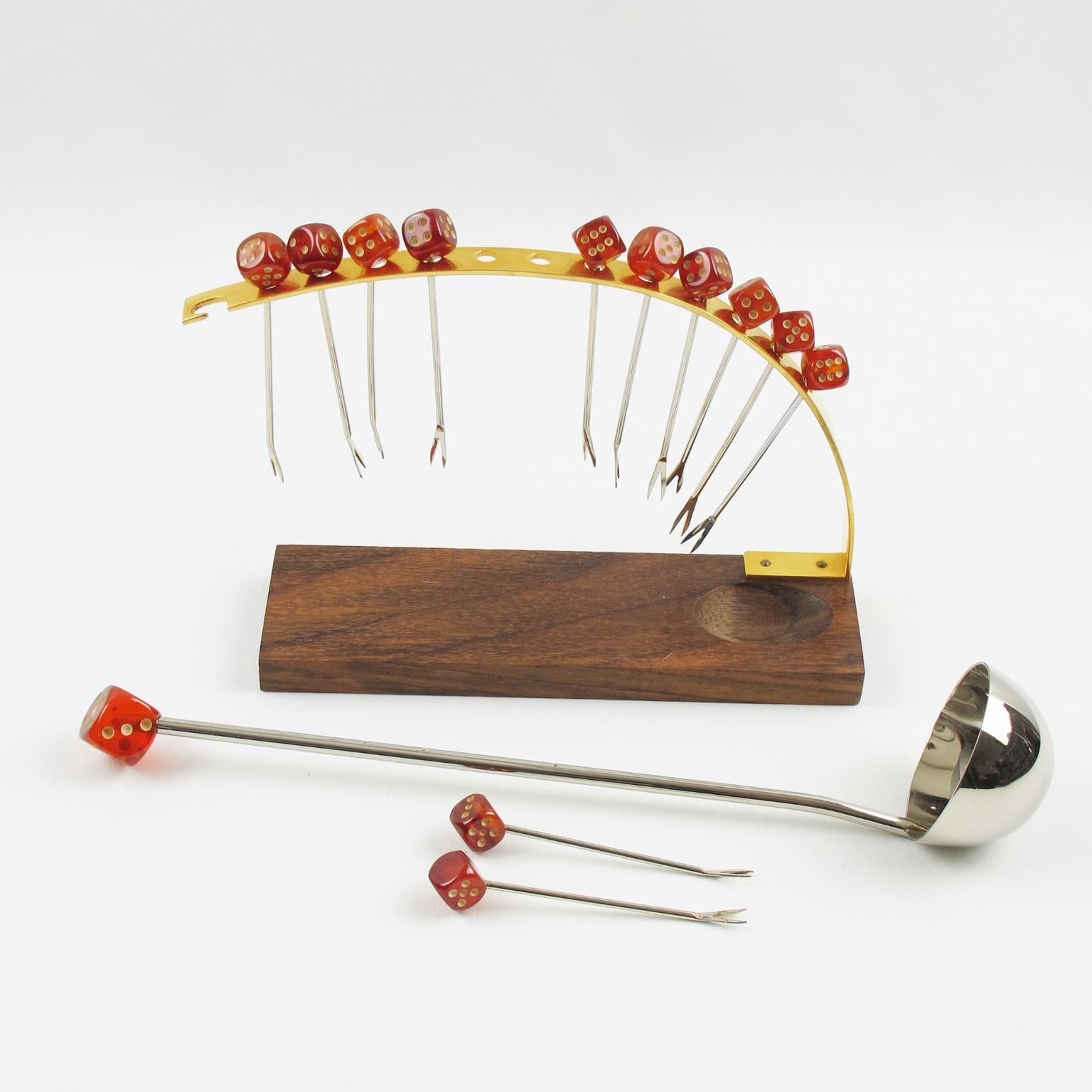 French Art Deco Barware Bakelite Cocktail Picks