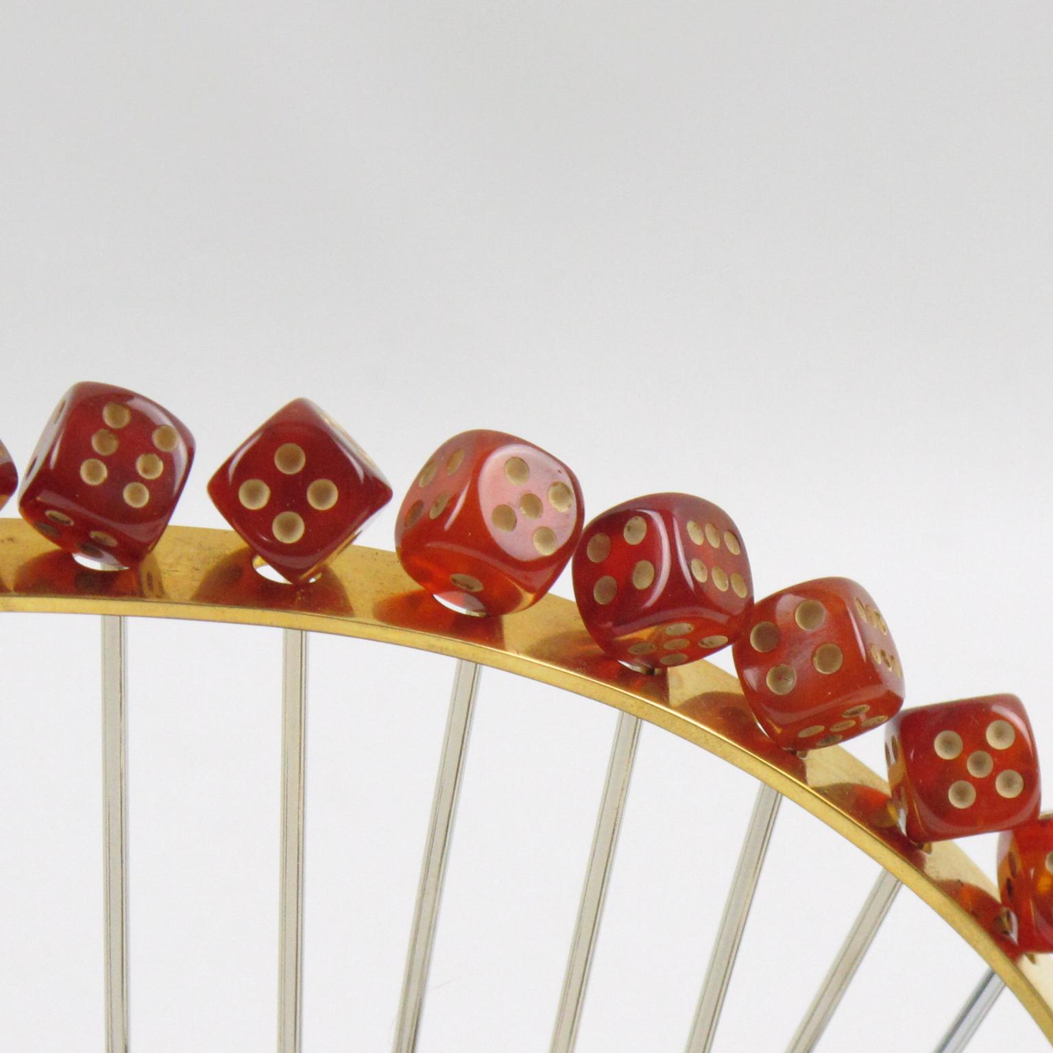 Mid-20th Century Art Deco Barware Bakelite Cocktail Picks