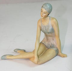 Art Deco Bathing Beauty Sculpture
