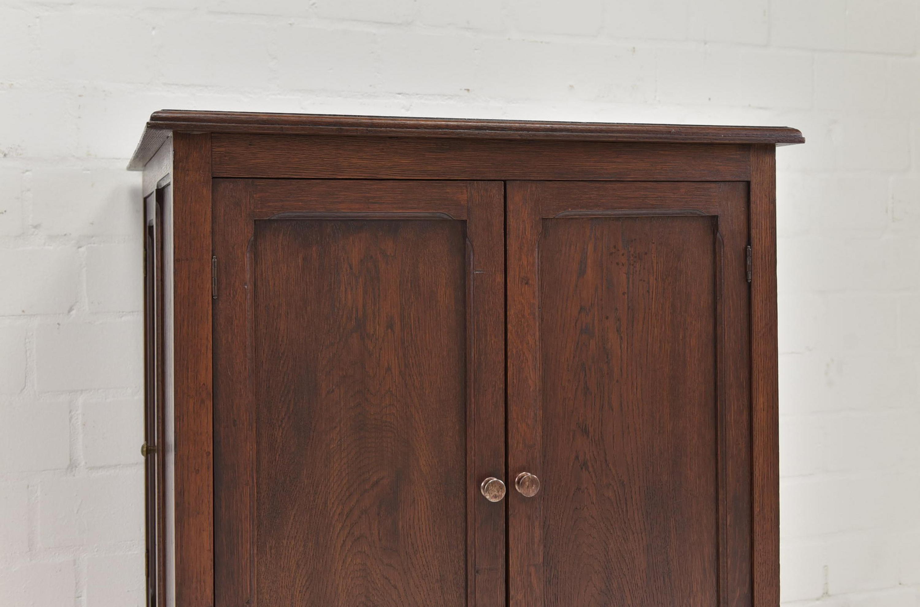 Art Deco Bauhaus 3 Sides Office Cabinet in Oak, 1925 For Sale 4