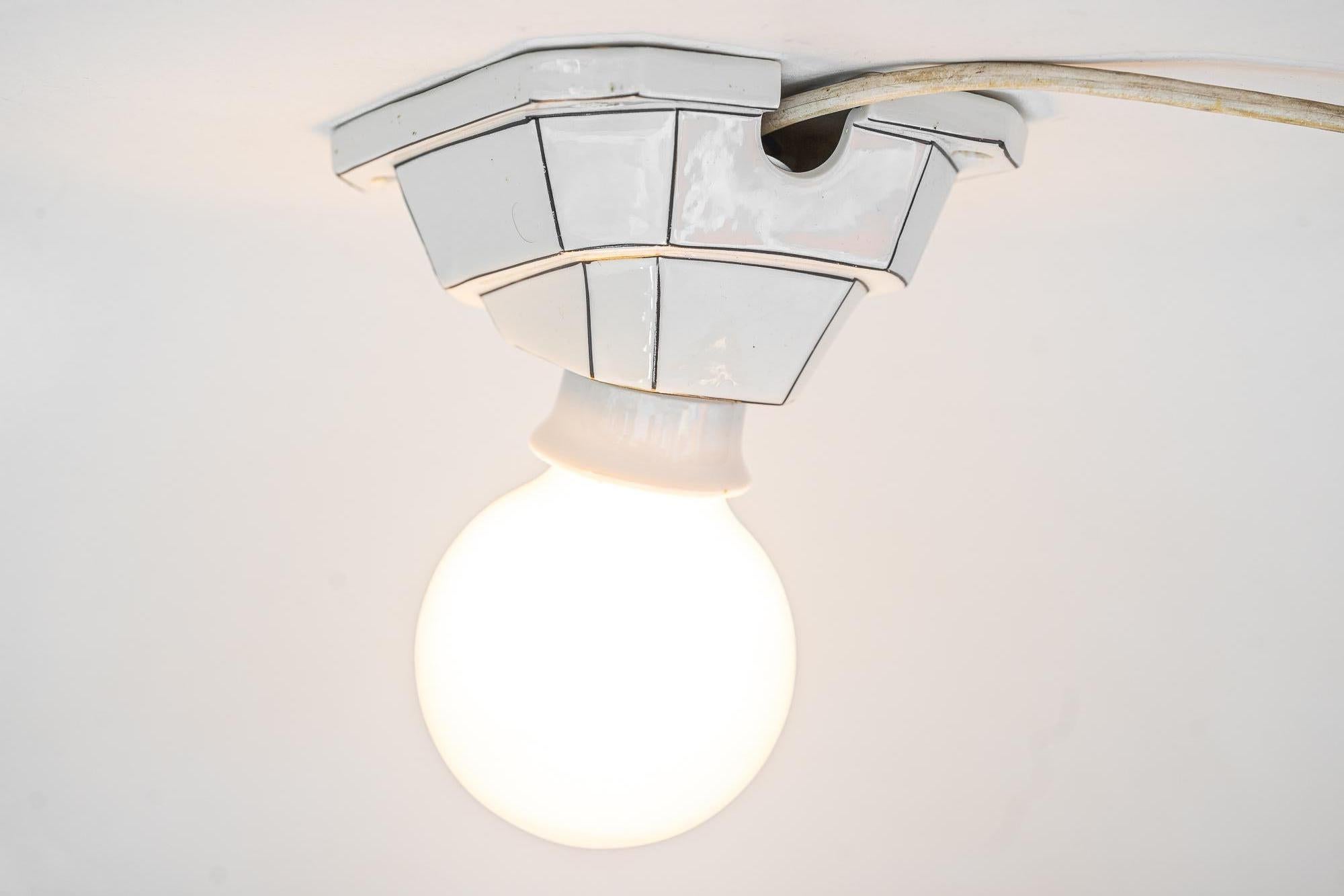 Art Deco Bauhaus Ceiling or Wall Lamp Around Germany, 1920s 4