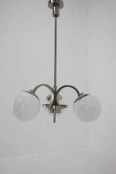 Art Deco Bauhaus Chrome Pendant, 1930s