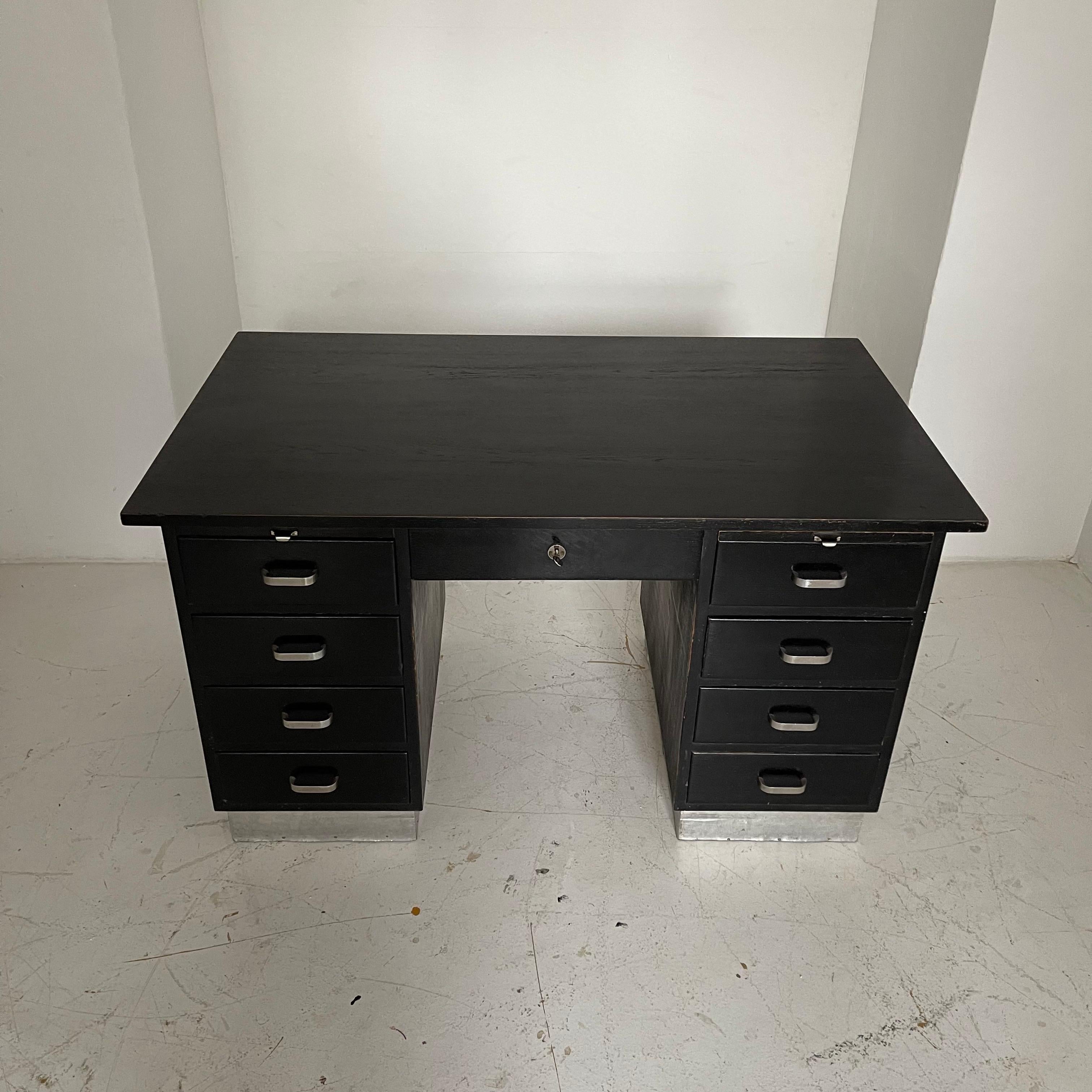 Art Deco Bauhaus Erich Diekmann Desk, Germany, 1930 For Sale 6