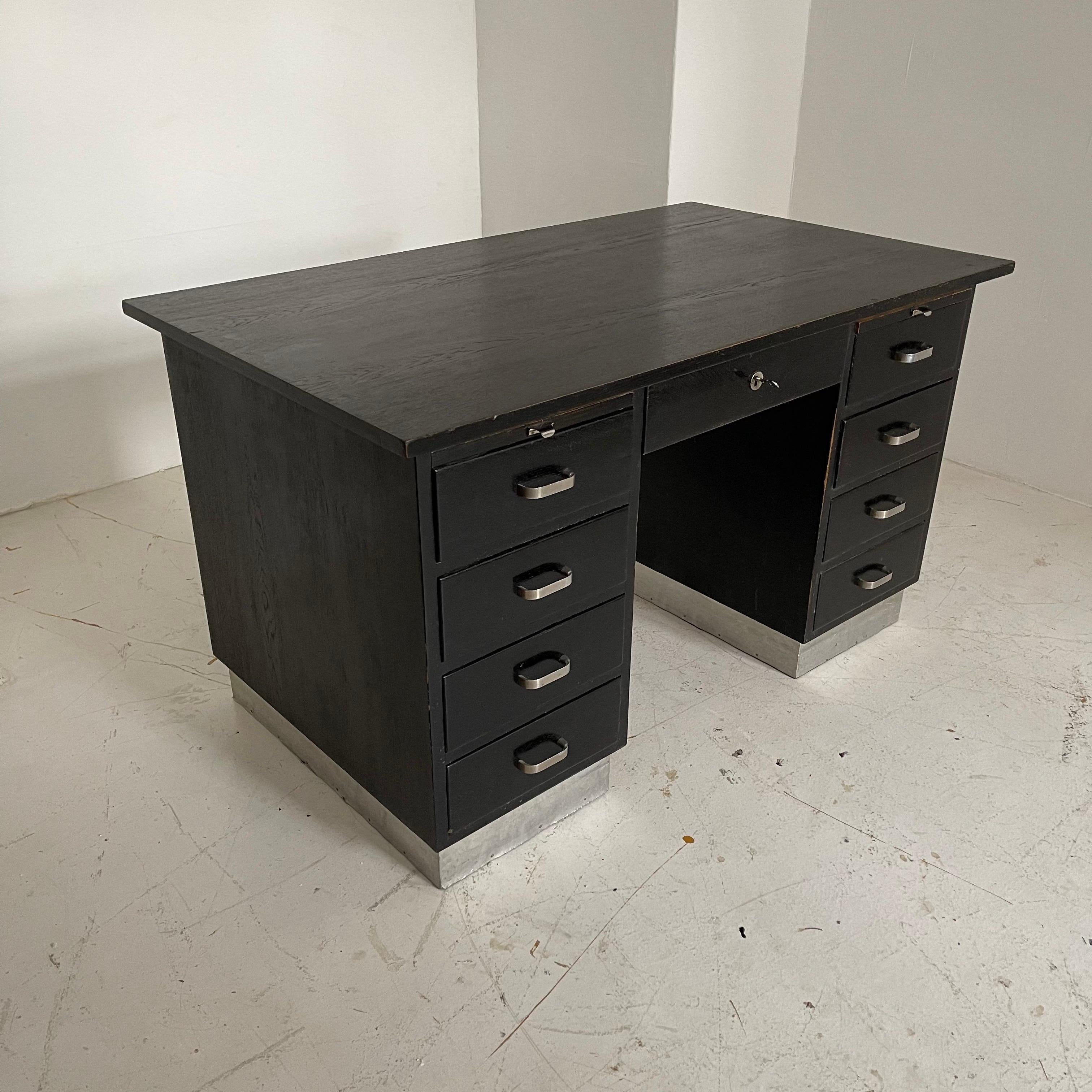 Art Deco Bauhaus Erich Diekmann Desk, Germany, 1930 For Sale 11