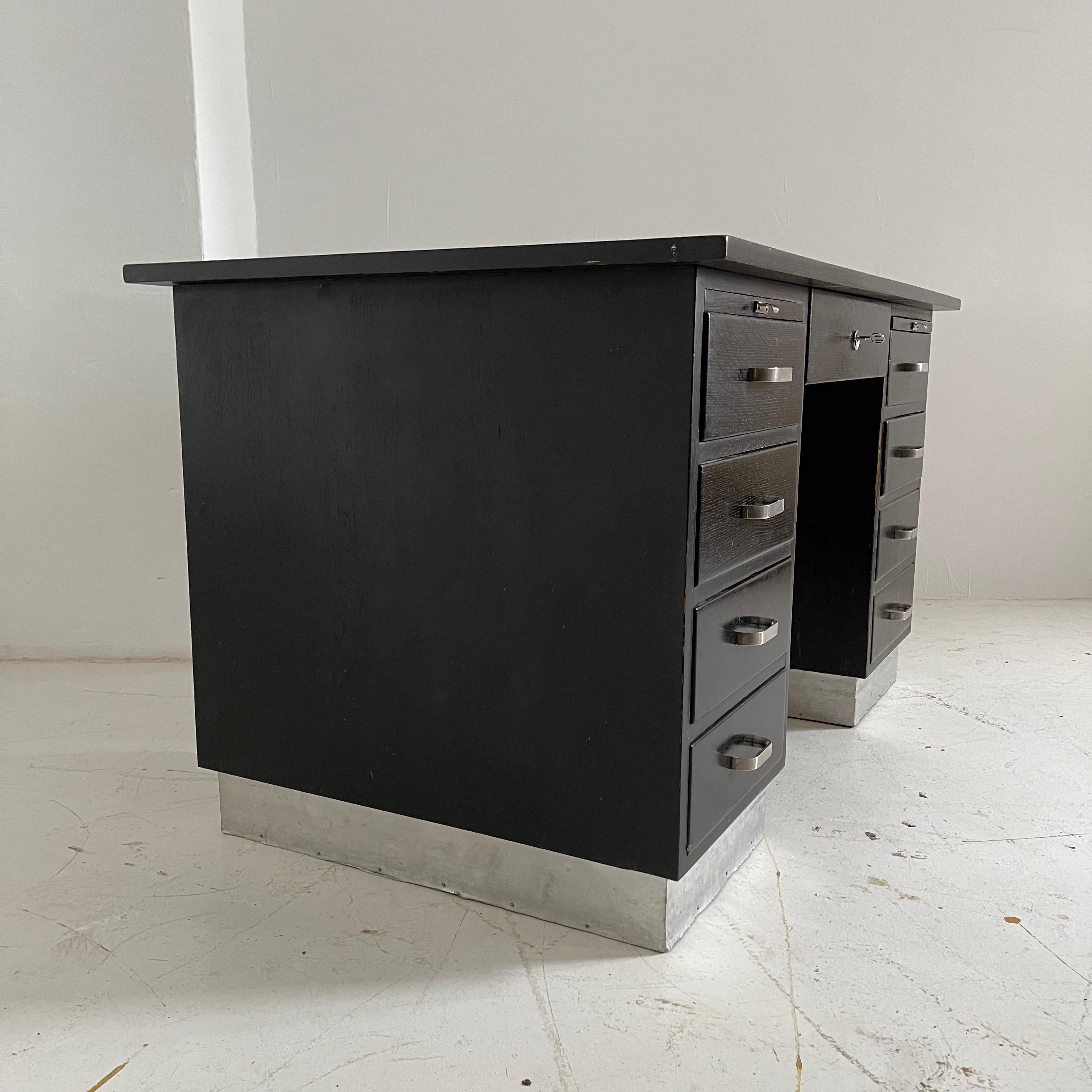 Mid-20th Century Art Deco Bauhaus Erich Diekmann Desk, Germany, 1930 For Sale