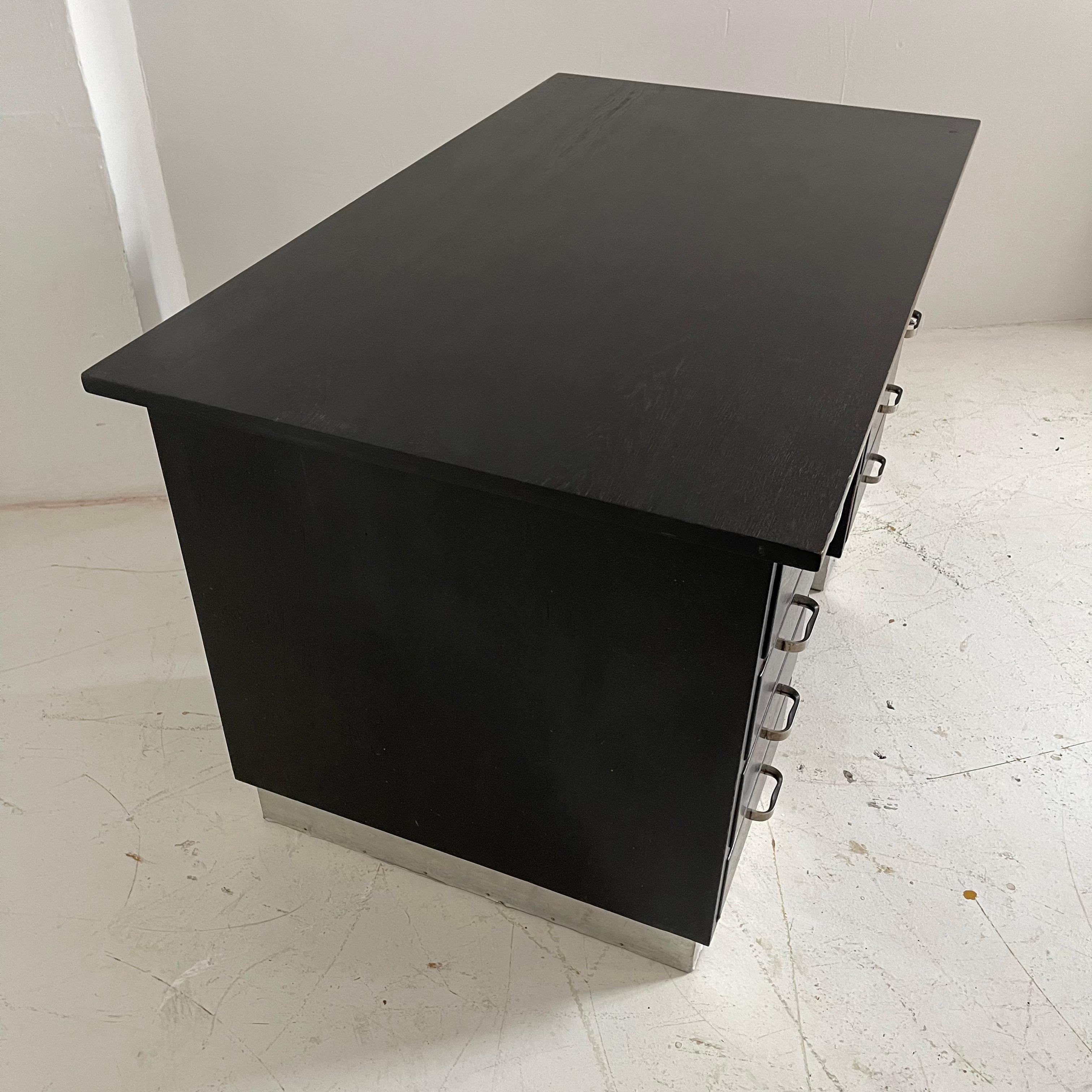 Metal Art Deco Bauhaus Erich Diekmann Desk, Germany, 1930 For Sale