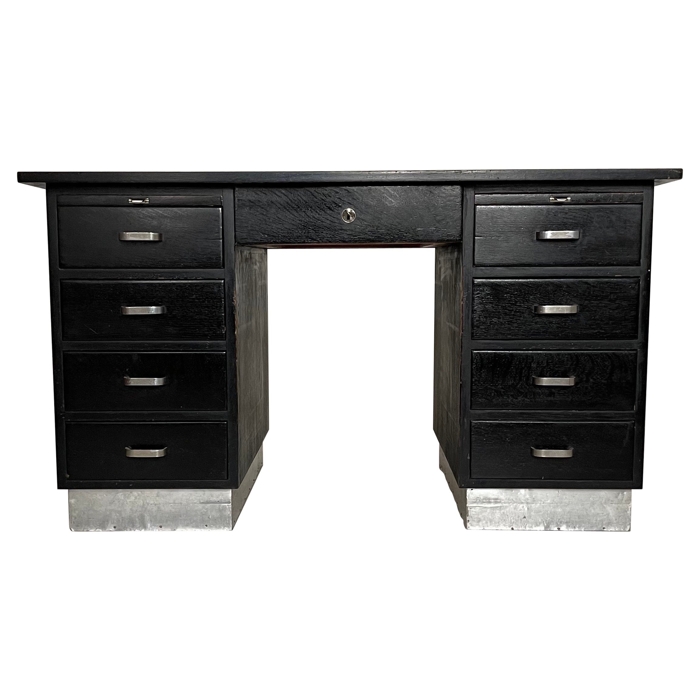 Art Deco Bauhaus Erich Diekmann Desk, Germany, 1930 For Sale