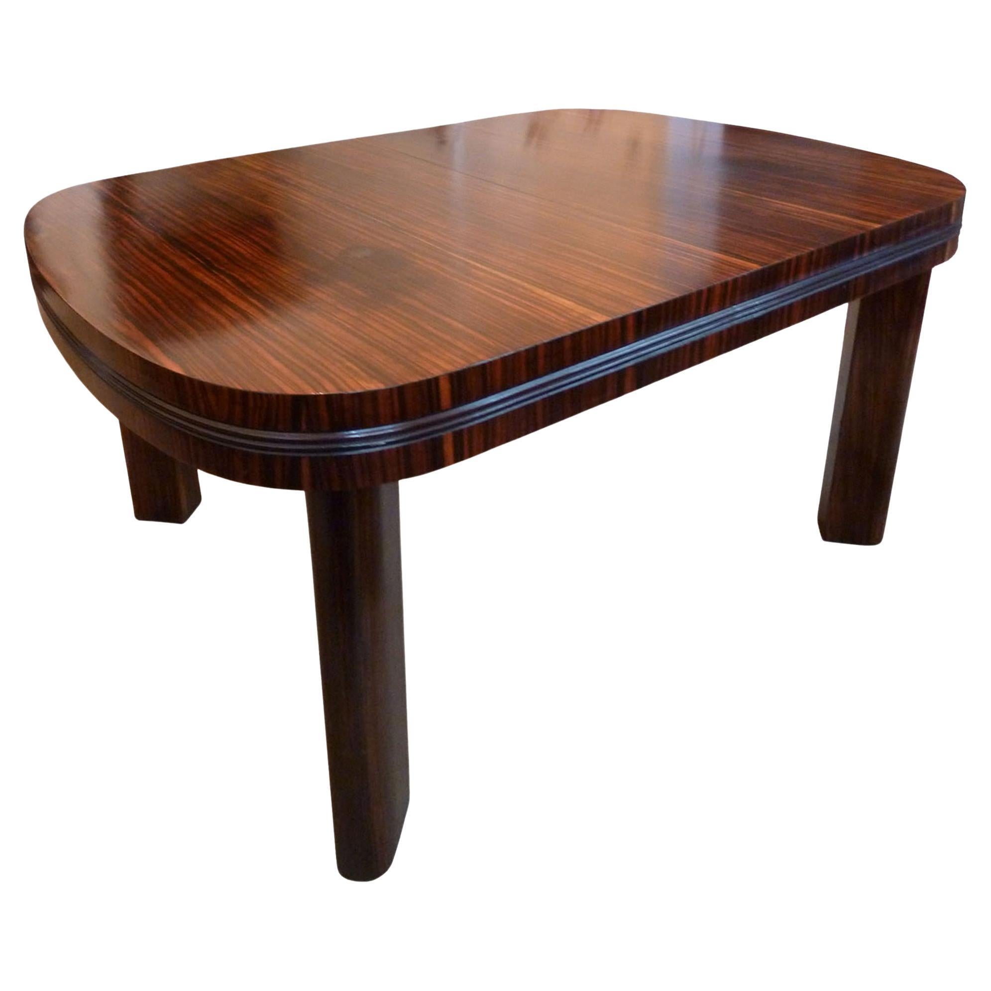 Art Deco, Bauhaus, Extendable Dining Table, Bruno Paul Design