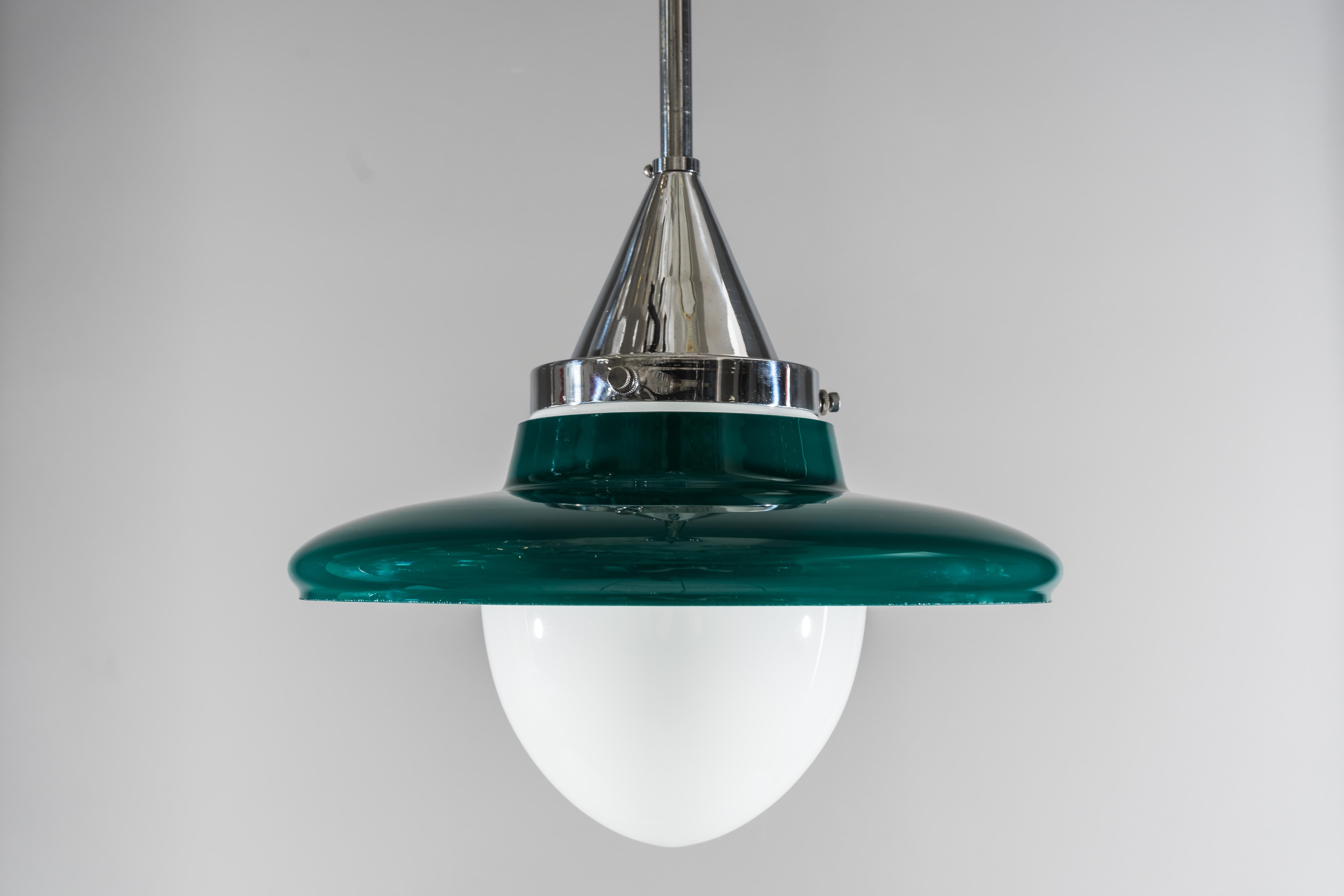 Austrian Art Deco Bauhaus Pendant, circa 1925 For Sale