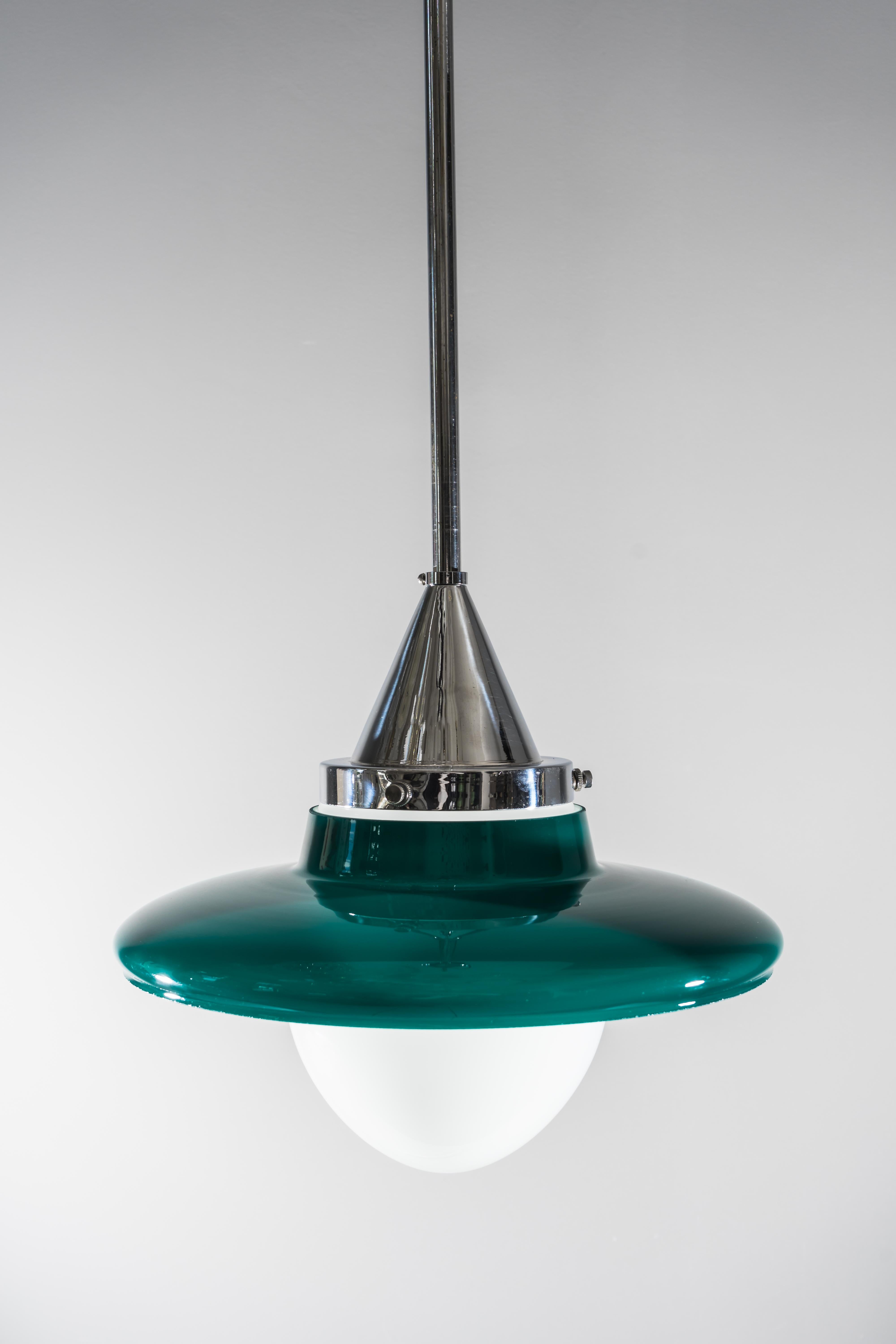 Art Deco Bauhaus Pendant, circa 1925 In Good Condition For Sale In Wien, AT