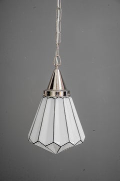 Art Deco Bauhaus Pendelleuchte wien um 1920