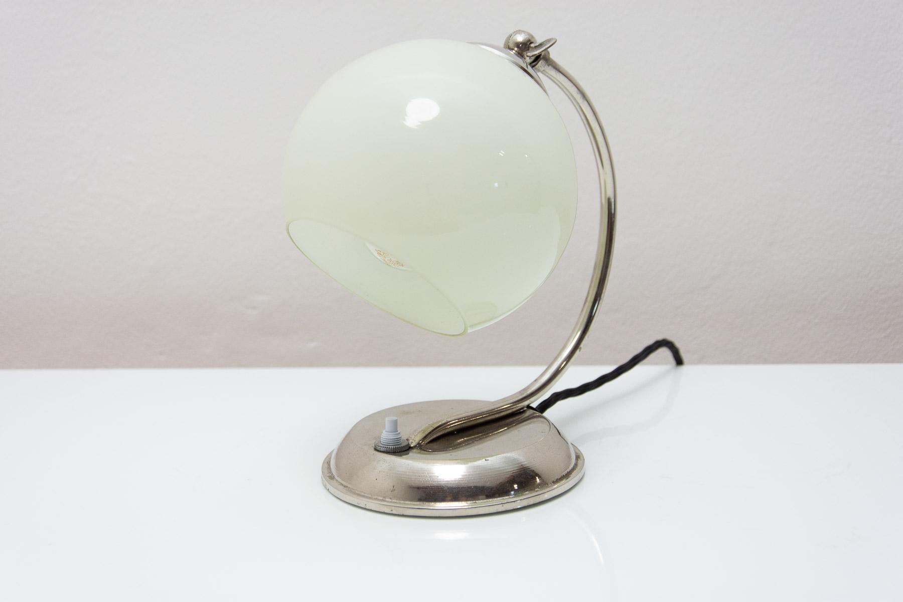 ART DECO, Bauhaus table lamp, 1930´s, Bohemia For Sale 1
