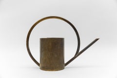 Art Deco Bauhaus  Watering Can in Massive Brass, 1930s / 1940s Germany