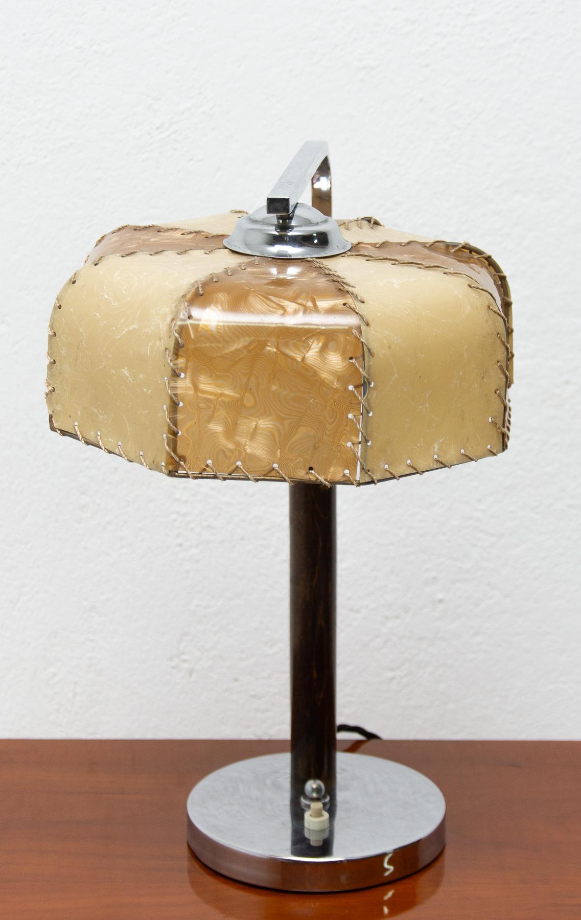 Mid-20th Century Art Deco Bauhause Table Lamp, 1930s, Bohemia