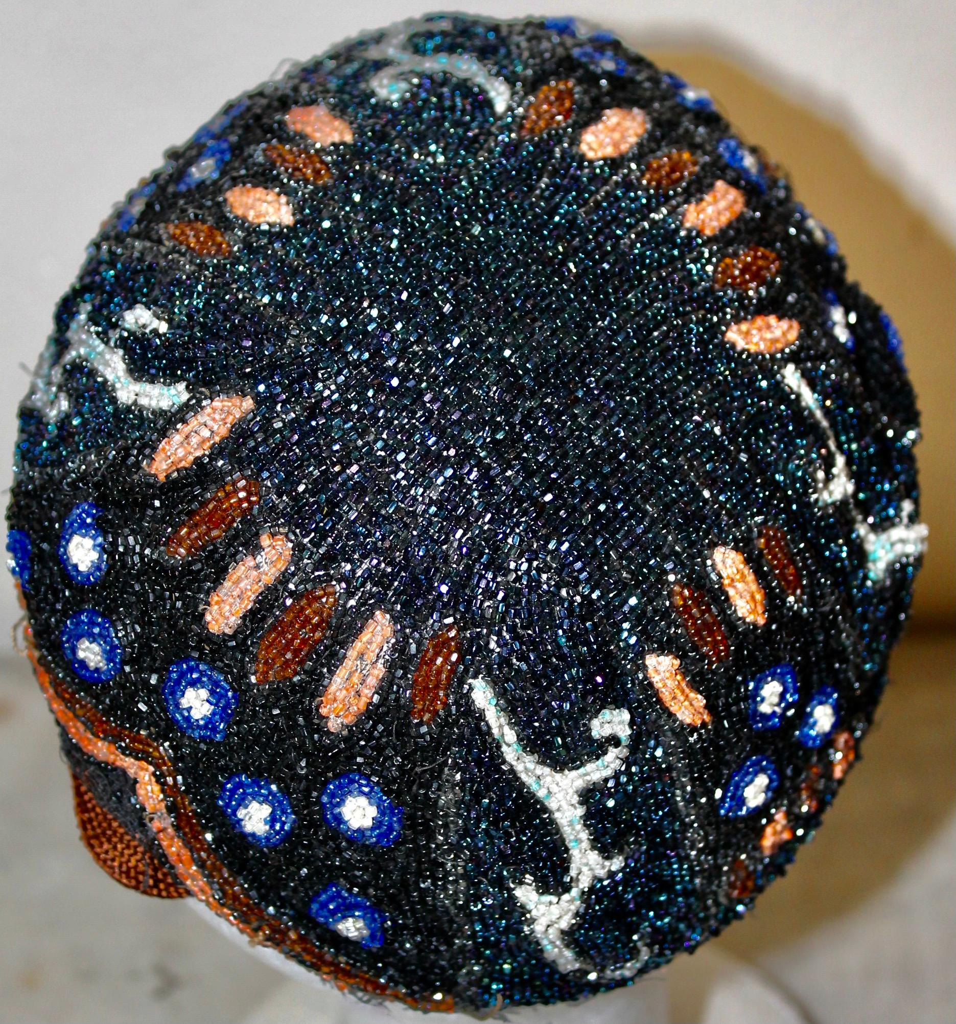 Women's Art Deco Beaded Cloche For Sale