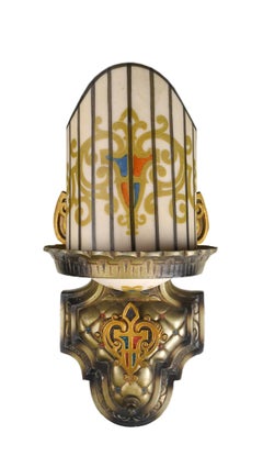 Art Deco Beardslee Slip Shade Sconce