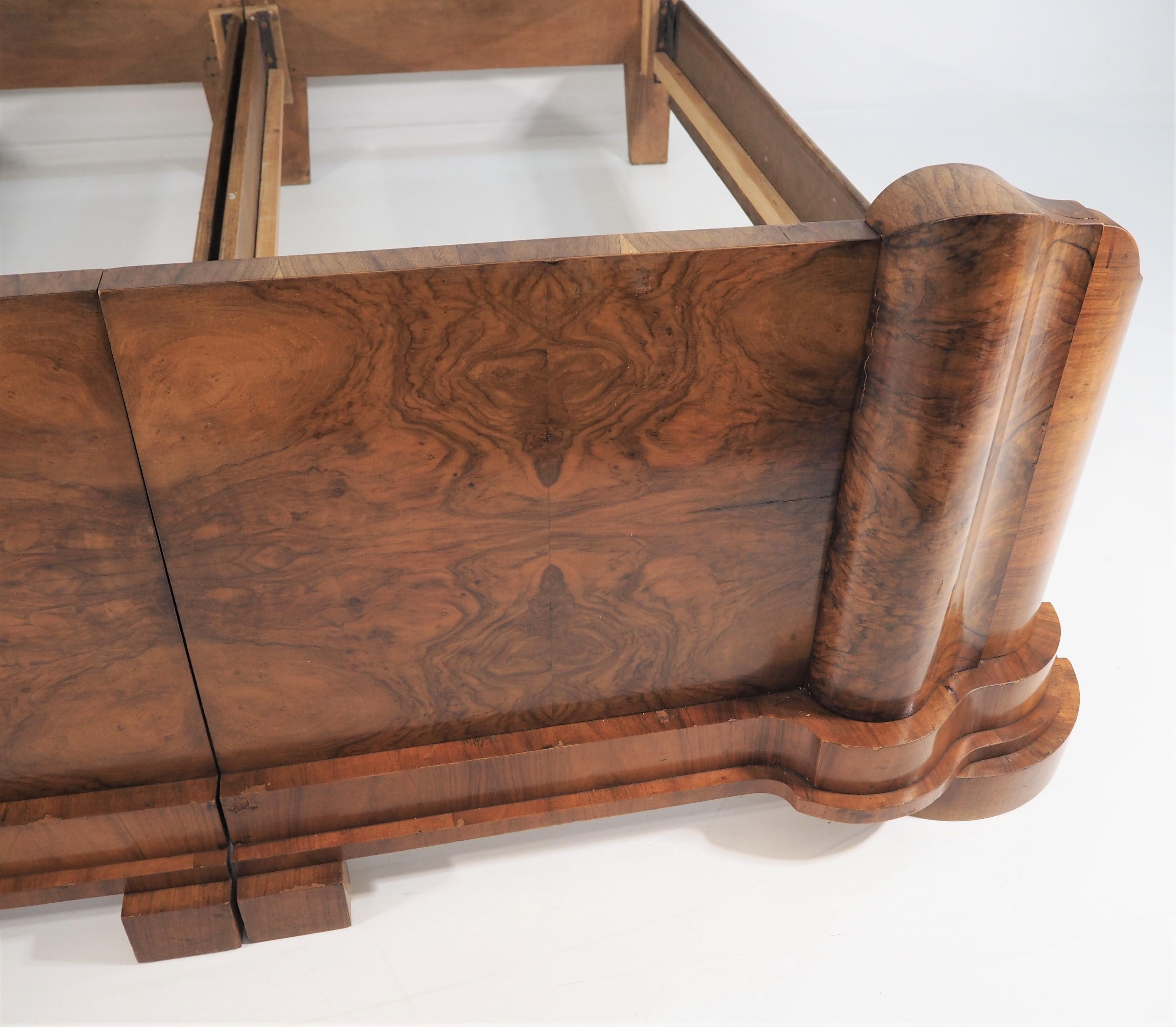 Mid-20th Century Art Deco Bed, 1930s