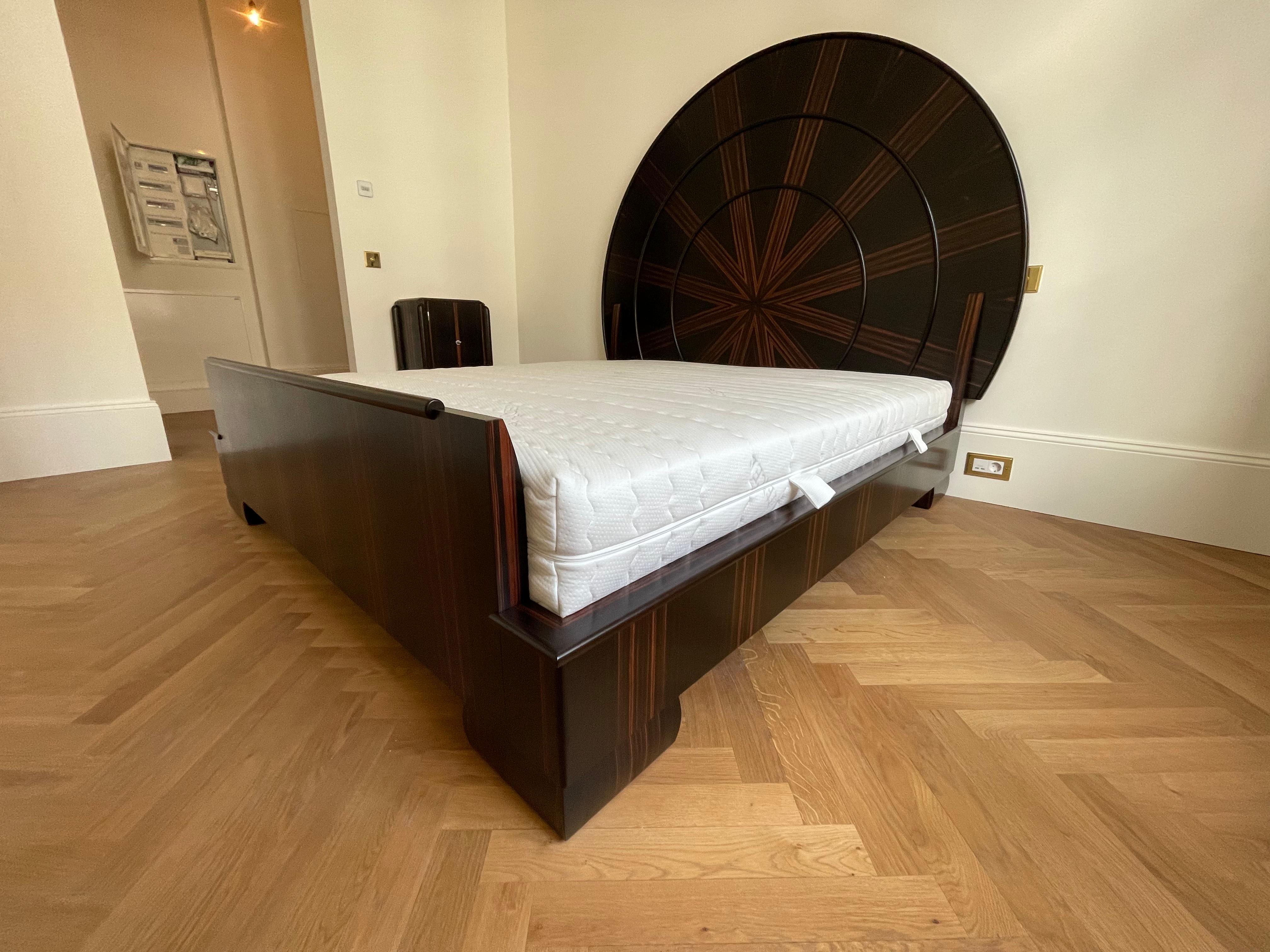Contemporary Art Deco Bed 