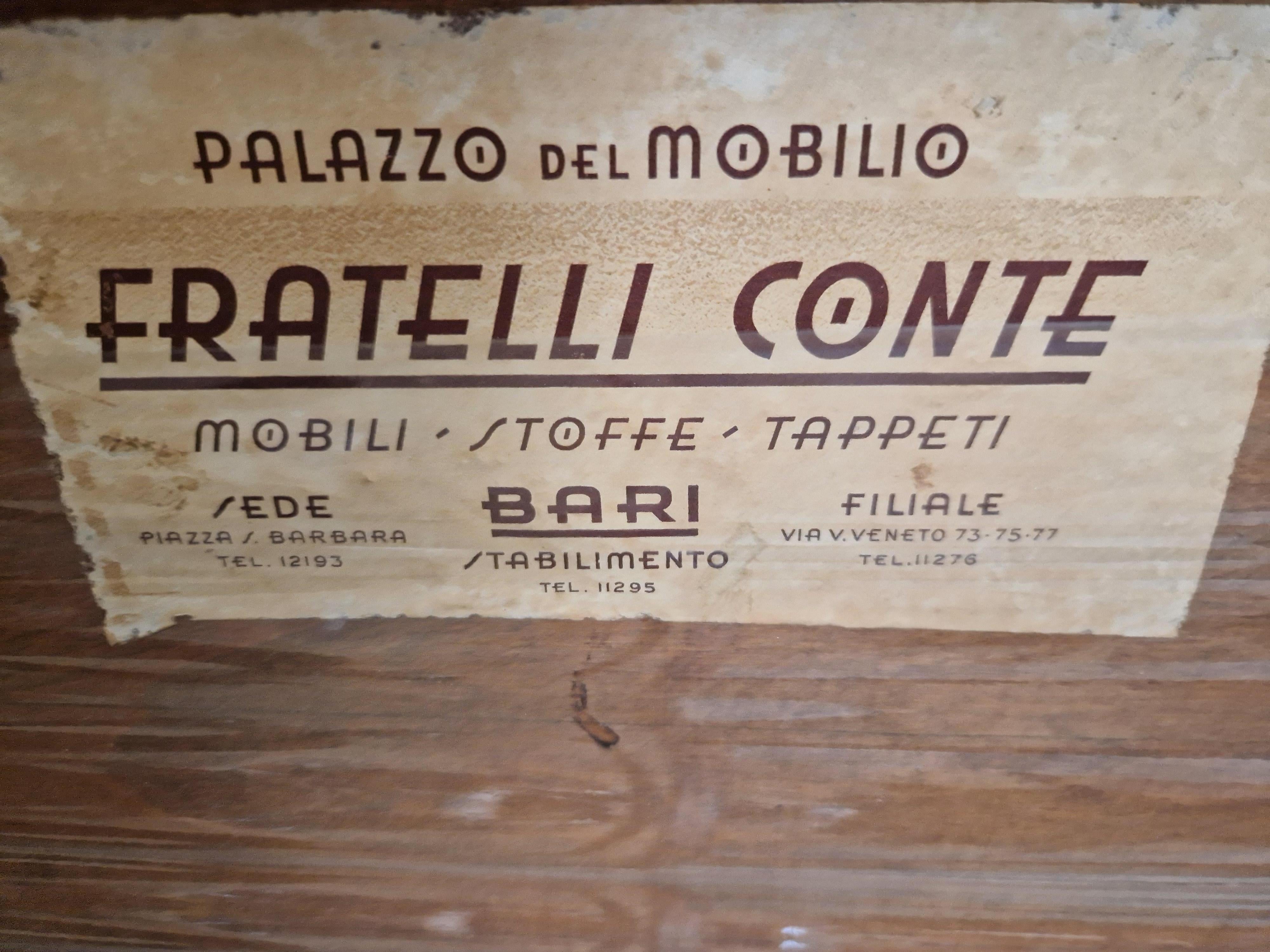 Italian Art Deco Bedroom Set By Fratelli Conte