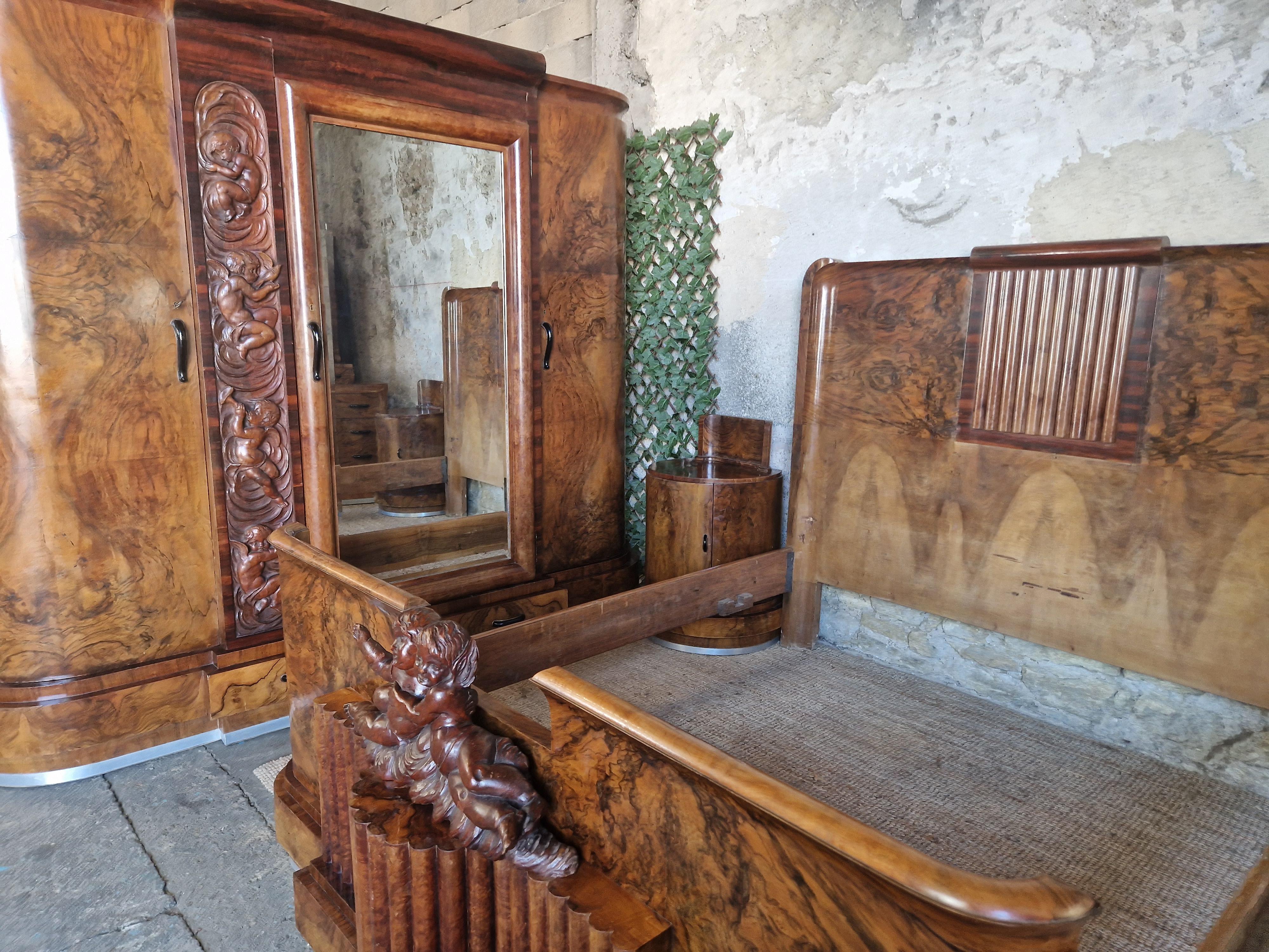 Art Deco Bedroom Set By Fratelli Conte 2