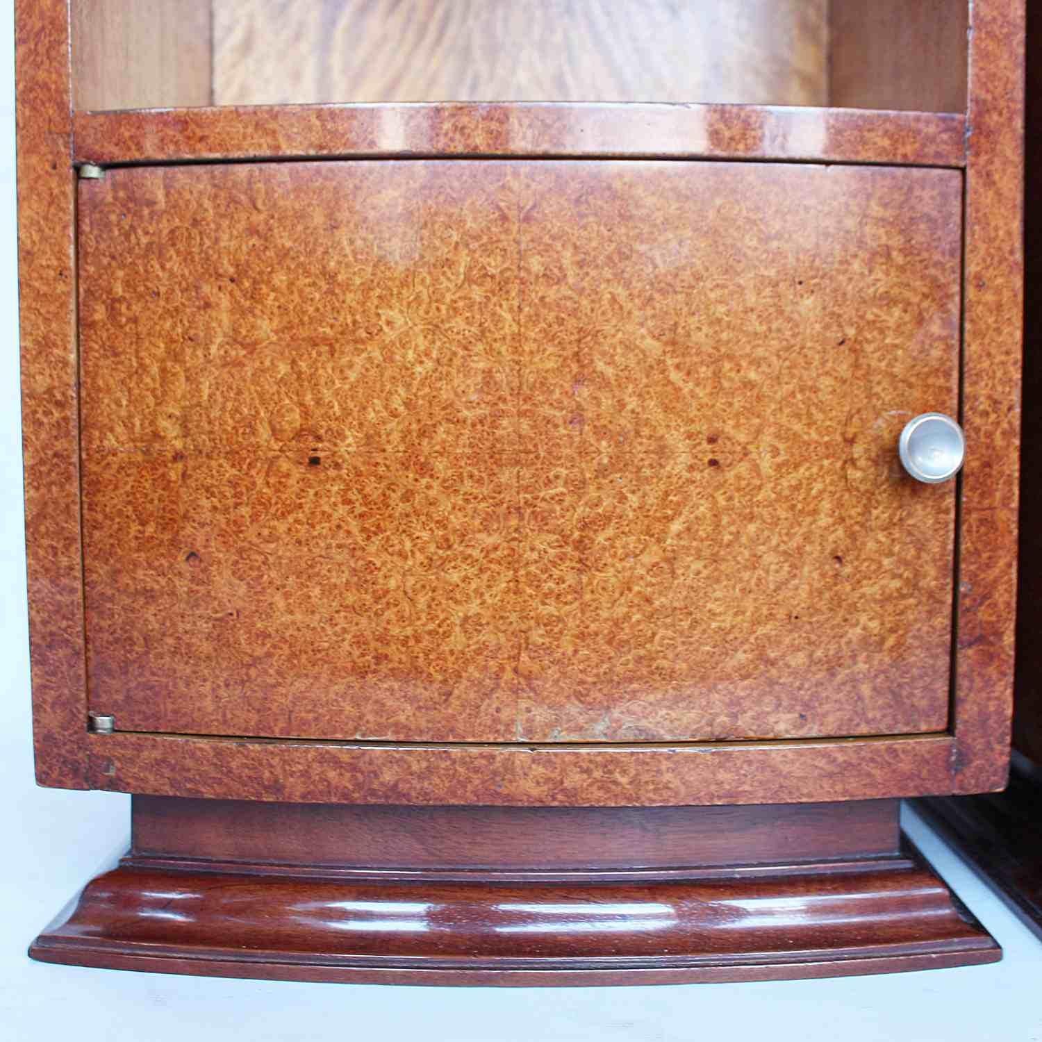 20th Century Art Deco Bedside Cabinets