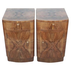Vintage Art Deco Bedside Cabinets