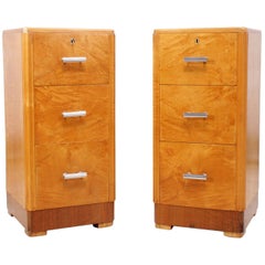 Art Deco Bedside Chests by Maple & Co.